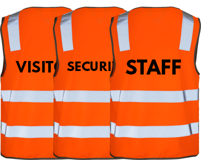 Hi-Vis Safety Vest Orange