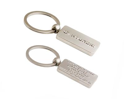 3D Metal Key Rings