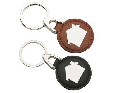 Leather & Metal Key Rings