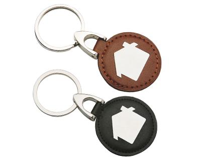 Leather & Metal Key Rings