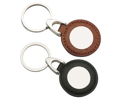 Leather & Metal Key Rings