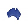 Stress Australia Map Blue