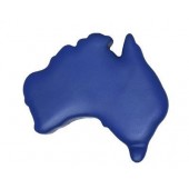 Stress Australia Map Blue