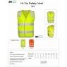 Traffic Control Safety Vest Lime